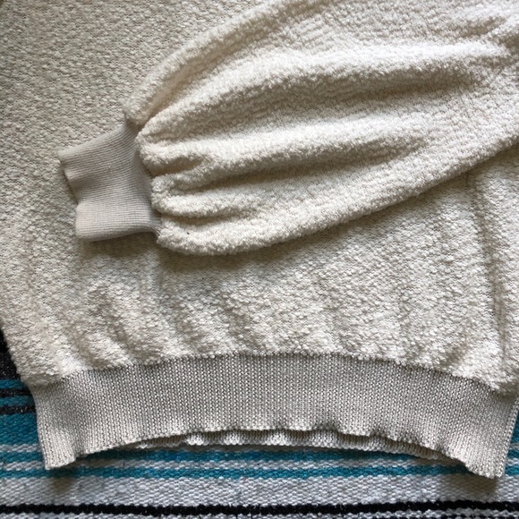 Cream Short Cropped Sweater - Picture 2 of 3